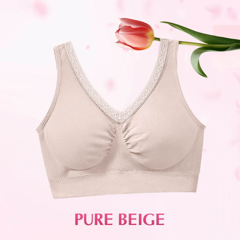 Cotton Buttonless Comfy Lifting Shaping Bra